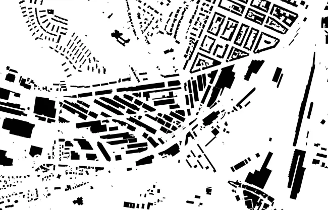 Schwarzplan Areal Dreispitz
