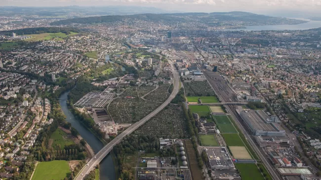 Z&uuml;rich Luftbild