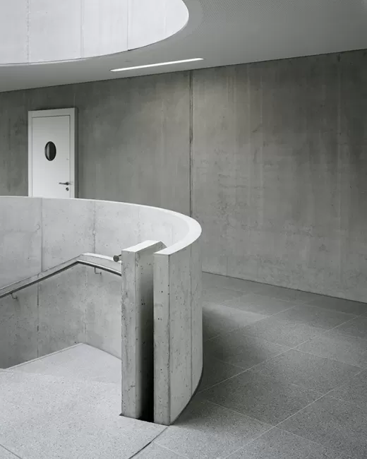Campus Moos, main staircase, 2016; &copy; Rasmus Norlander
